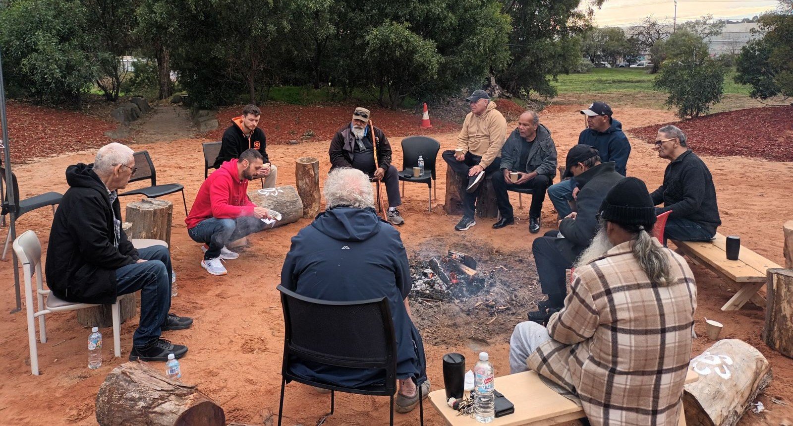 Image of men's gathering